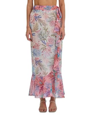 Seaweed Beach Cover Up Maxi Skirt