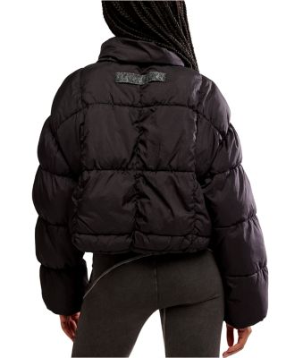 In a Bubble Puffer Coat
