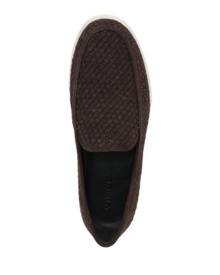Men's Suede Sonoma Basketweave Loafers