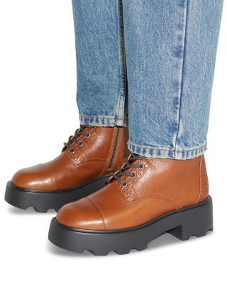 Women&#39;s T Monogram Lug Ankle Boots