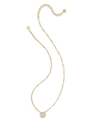 Bella Crystal Pendant Necklace, 16"-19"