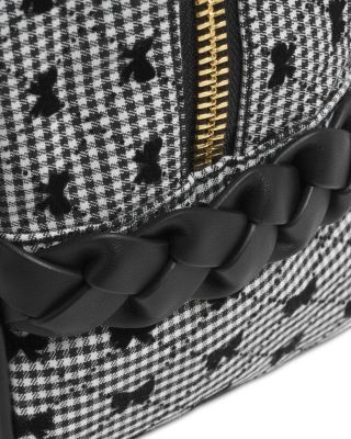 J'adore Bow Jacquard Pouch