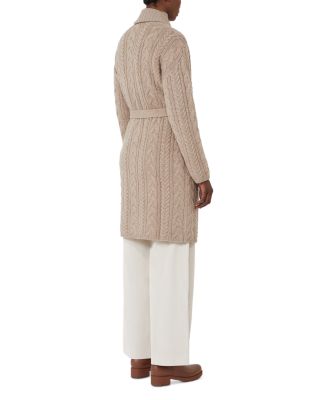 Quebec Beige Wool Cashmere Cardigan