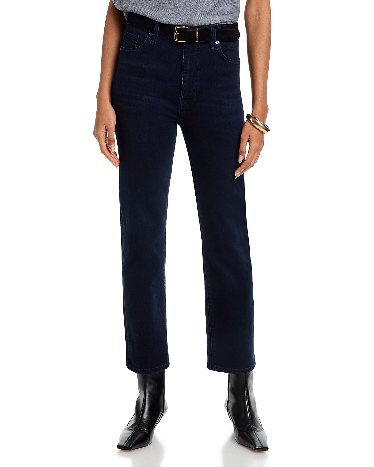 Frame Le Sleek High Rise Straight Jeans