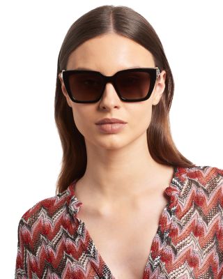 Gradient Square Sunglasses, 54mm