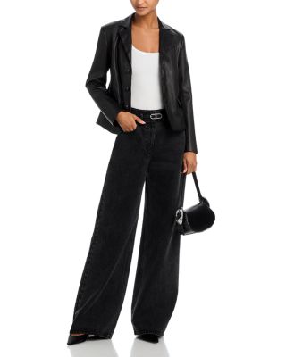 The Leather Smart Blazer