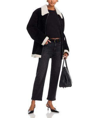 Le Sleek Straight High Rise Jeans in Starship