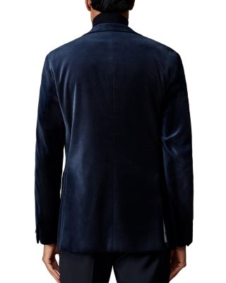 Apsara Peak Lapel Velvet Blazer