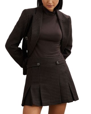 Elle Check Mini Skirt