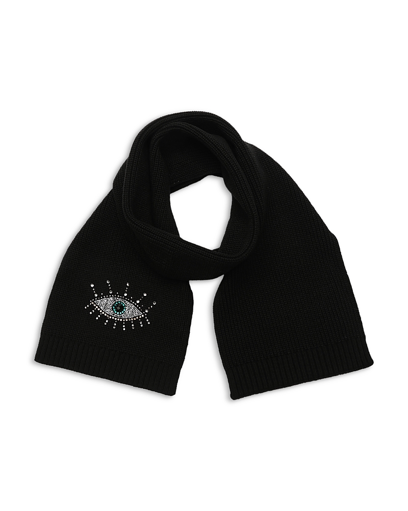 Kurt Geiger Evil Eye Scarf In Black