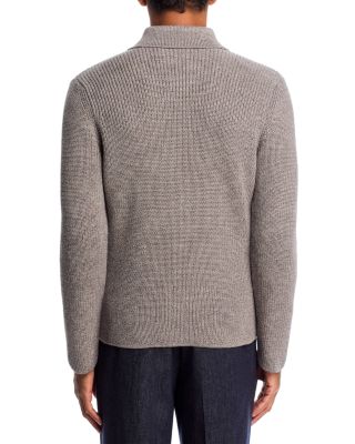 Brenta Textured Wool Cardigan