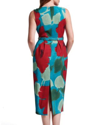 Audrey Belted Midi Dress