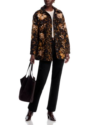 Embroidered Shirt Jacket