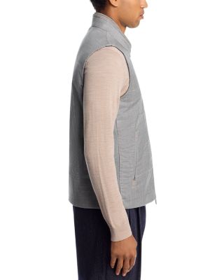 Wool Channel Quilt Travel Vest