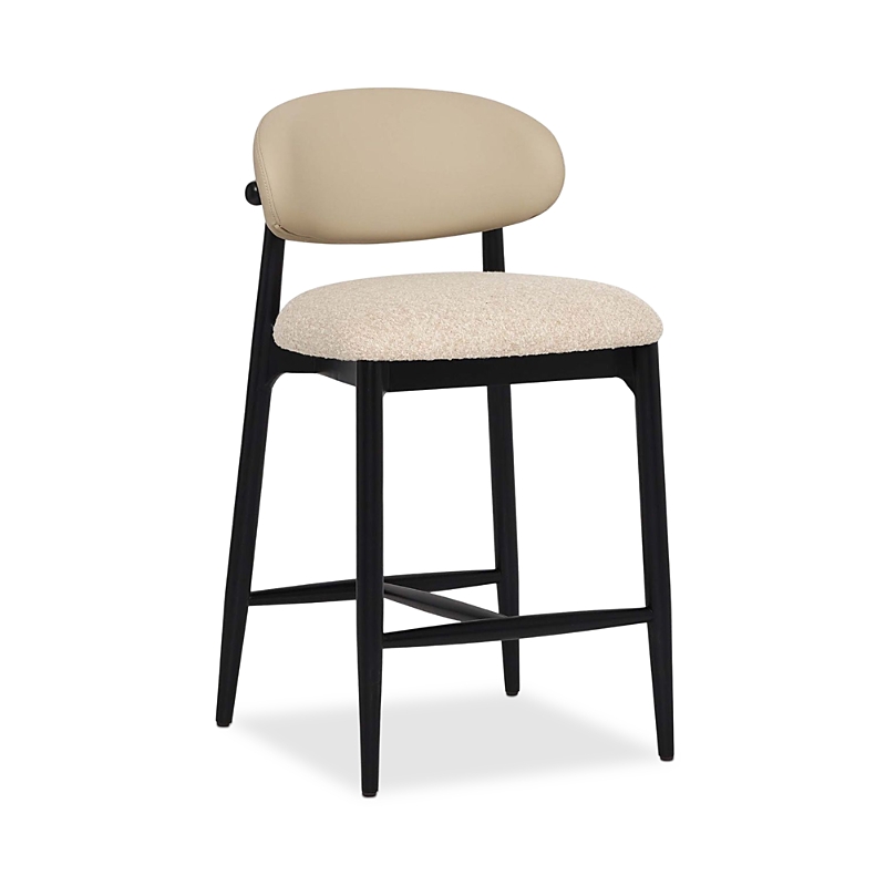 Interlude Home Liam Counter Stool In Black