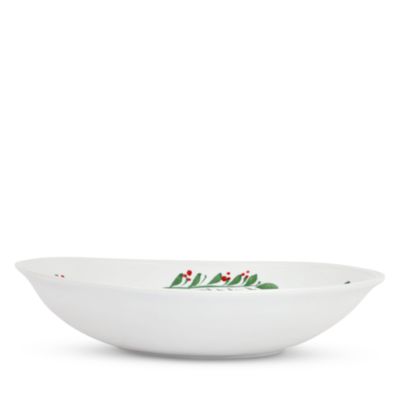 Aria Holiday Shallow Oval Bowl