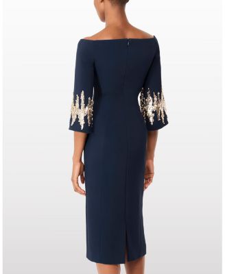 Aster Sequin-Embellished Midi Dress