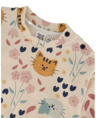 Girls' Glittering French Terry Sweatshirt - Little Kid, Big Kid