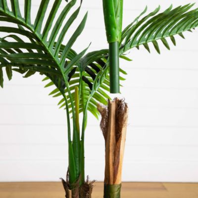 4&#39; UV Resistant Artificial Double Robellini Palm Tree (Indoor/Outdoor)