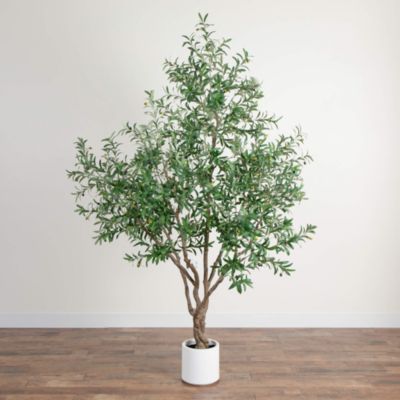 8&#39; Artificial Grand Olive Tree