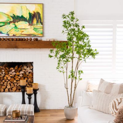 8&#39; Artificial Minimalist Japanese Pieris Tree