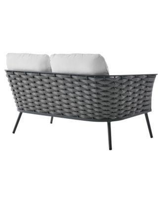 Stance Outdoor Patio Aluminum Loveseat