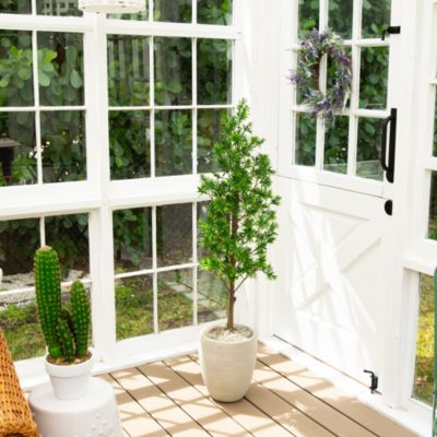 4' UV Artificial Podocarpus Tree (Indoor/Outdoor)