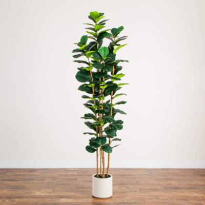 8' Artificial Fiddle Leaf Tree