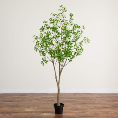 7' Artificial Dogwood Tree