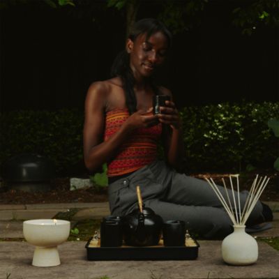 Balance White Lotus &amp; Tea Soy Blend Candle 24 oz.