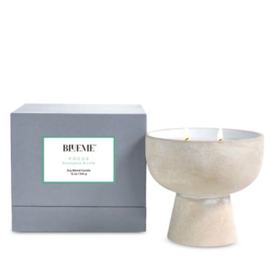 Focus Eucalyptus &amp; Lime Soy Blend Candle 12 oz.
