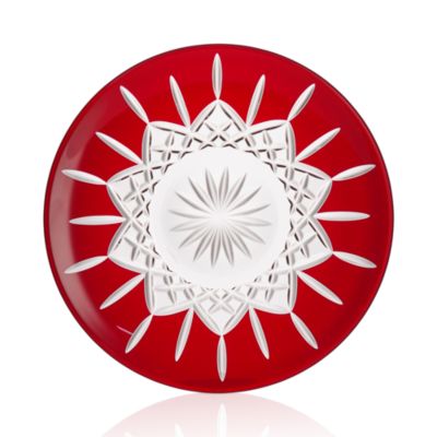 Waterford Lismore Red Decorative Plate
