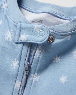 Unisex Periwinkle Wonderland Pima Footie - Baby