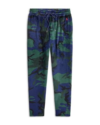 Slim Fit Velour Pajama Pants