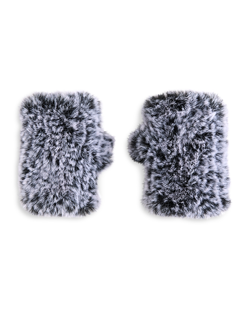 Surell Faux Fur Fingerless Mittens