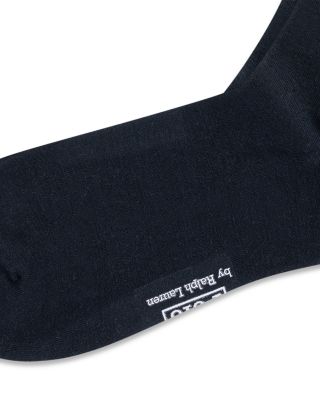 Martini Bear Embroidered Slack Socks