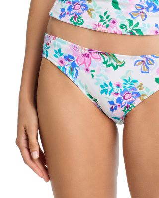 White Melia Hipster Bikini Bottom