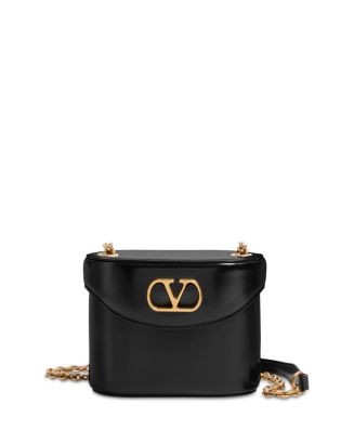 Valentino Garavani Vain VLogo Convertible Leather Vanity Bucket