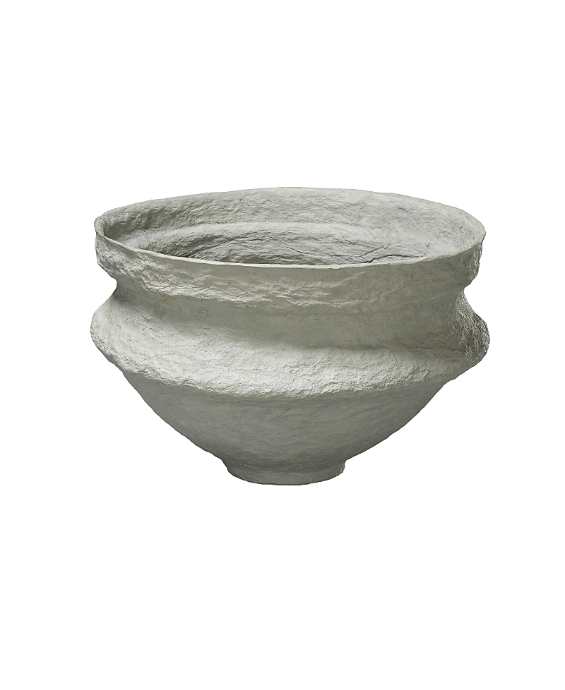 Jamie Young Landscape Cotton Mache Large Decorative Bowl In Green