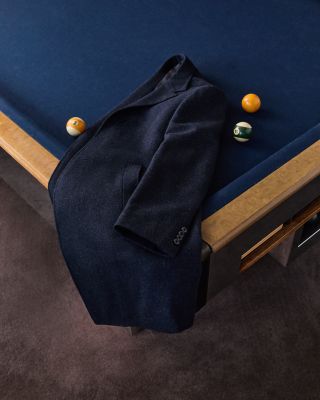 Kei Wool &amp; Silk Donegal Quilted Lining Top Coat