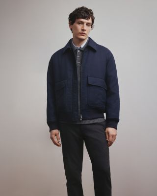 Modern Aviator Jacket in Dapper Wool