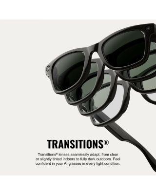 Meta Wayfarer (Gen 2) Square AI Glasses, 50mm