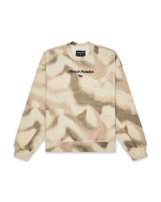 Airbrushed Camo Crewneck Sweater
