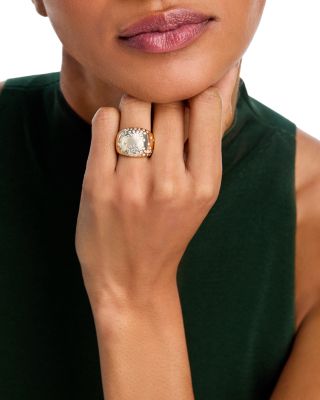 Scattered Diamond Ring in 14K Yellow Gold, 0.80 tcw