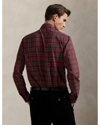 Classic Fit Plaid Twill Shirt