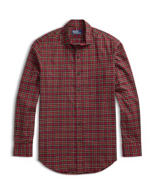 Classic Fit Plaid Twill Shirt