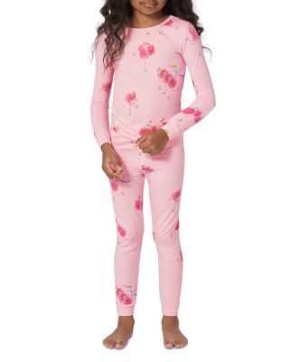 Unisex Printed Long Sleeved Pajama Set - Little Kid, Big Kid
