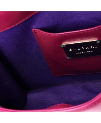  Small Serpenti Forever Square Shoulder Bag Leather and Stingray