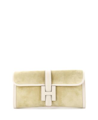 29 Jige Elan Clutch Doblis Suede