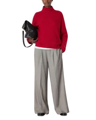 Split Funnel Knit Sweater